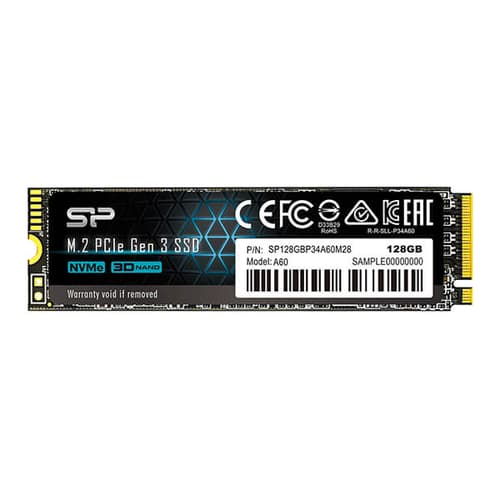 Silicon Power P34A60 128GB M.2 NVMe Internal SSD